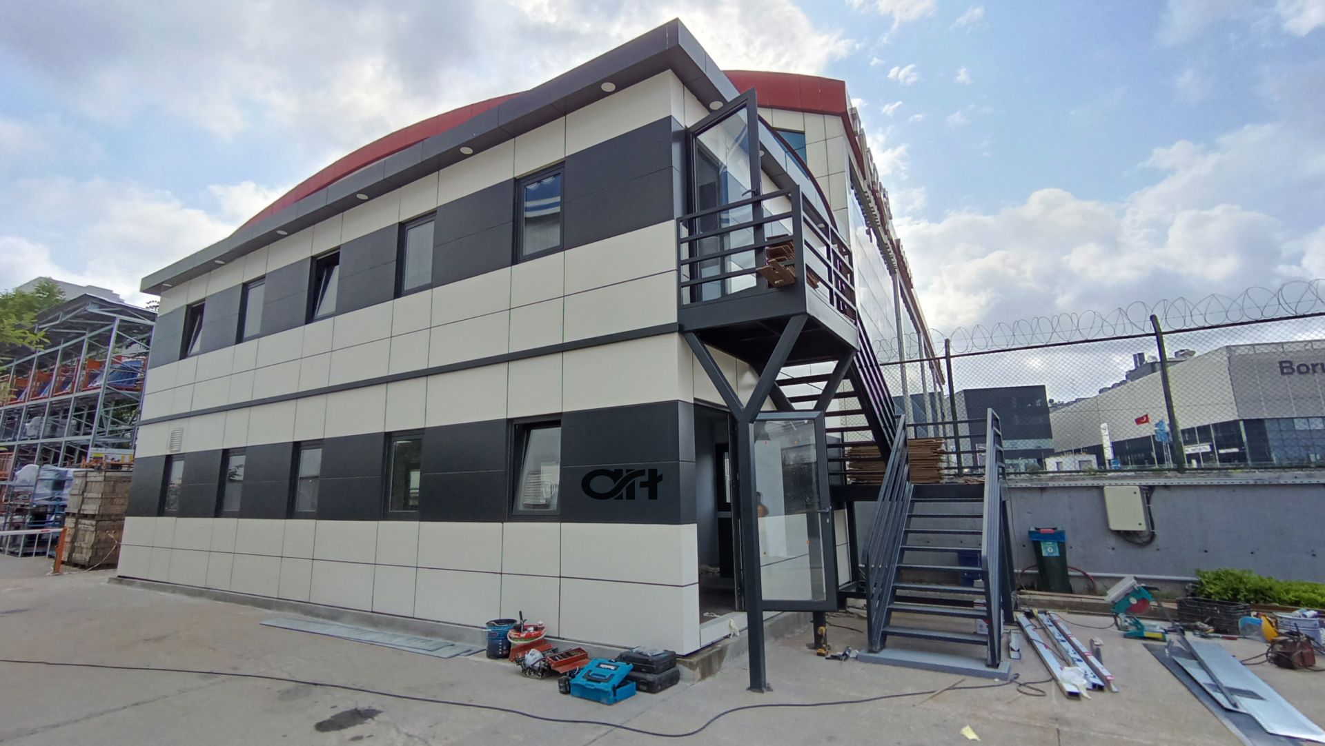 Kompozit Kaplamalı 2 Katlı Ofis Konteyner (500x1300) – 